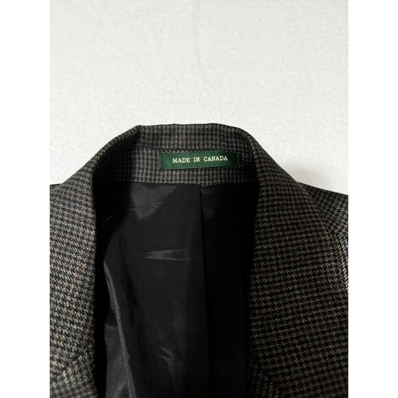Lauren Ralph Lauren Mens Blazer 42L Wool Tweed Gray Suit Sport Coat - Picture 3 of 9